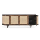 Teresa - 4 Door Buffet - Walnut / Natural Brown