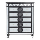 Varian II - Chest - Mirrored, Black & Sliver