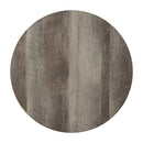 Zudora - End Table - Antique Oak & Black