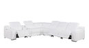 1116 - Power Reclining Italian Leather Sectional