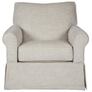 Searcy - Swivel Glider Accent Chair - Quartz