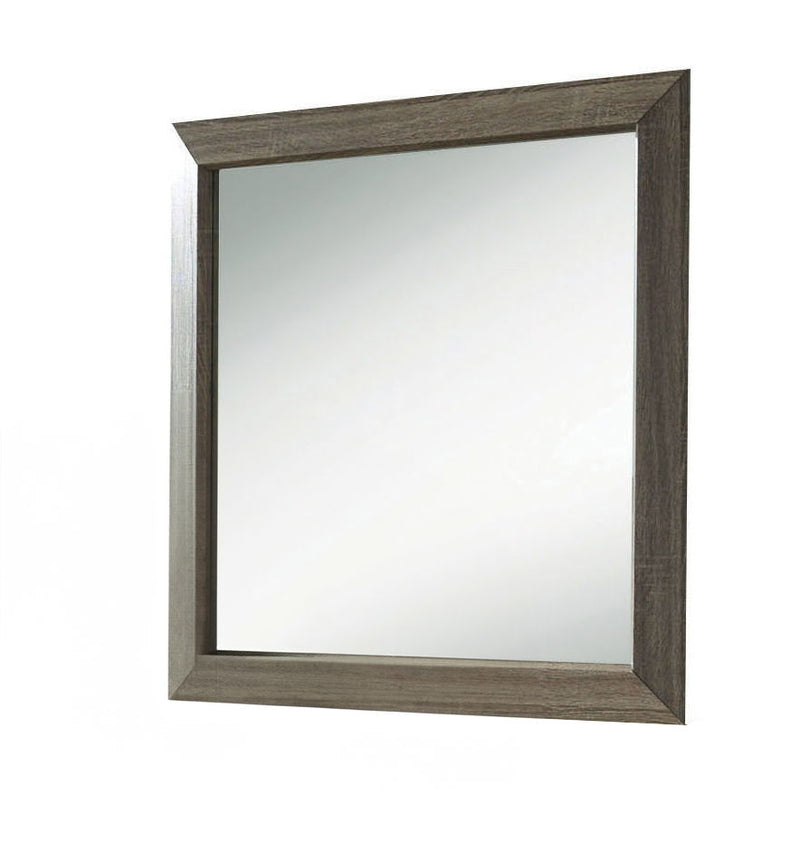 Lyndon - Mirror - Weathered Gray Grain