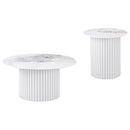 Rowena - Faux Marble Coffee Table Set