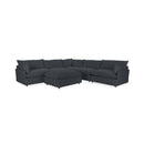 Caplan - 6 Piece Modular Sectional With Ottoman