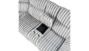 U6028 - Sectional With LED - Gray