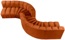 Arc - Velvet 6 Piece Modular Sofa
