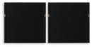 Downyard - Wall Art Set (Set of 2) - Black / Beige
