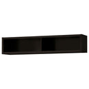 Lewes - Bridge With 2 Encased Storage Compartments - Cappuccino