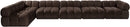 Orin - 6 Piece Modular Sectional (4 Modular Chairs, 2 Corner Chairs)