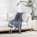 Veda - TC Throw - Sea Fog Blue