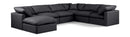 Indulge - Faux Leather 7 Piece Modular Sectional