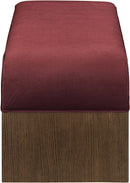 Sable - 52" Velvet Performance Fabric Upholstered Bench