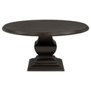 Twyla - 60" Round Wood Dining Room Table - Dark Cocoa