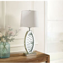 Nysa - 37" Table Lamp - Mirrored & Faux Crystals