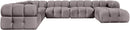 Orin - 7 Piece Modular Sectional (3 Modular Chairs, 3 Corner Chairs & Ottoman)