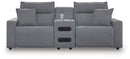 ModMax II - Salt And Pepper - Reclining Sectional