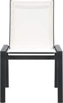 Nizuc - Outdoor Patio Dining Chair With Gray Frame (Set of 2)