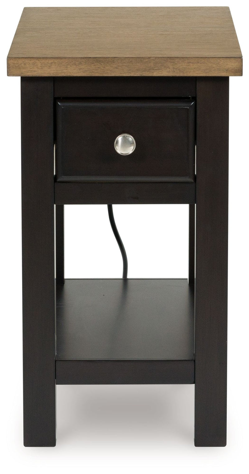Drazmine - Chair Side End Table - Brown