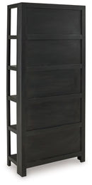 Abyard - Bookcase - Black / Natural