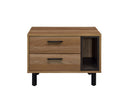Trolgar - Accent Table - Brown Oak & Black