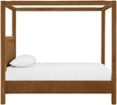 Salina - Velvet Upholstered Bed - Saddle