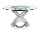 Ornat - 31" Dining Table - Faux Square Diamonds
