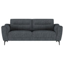 Nolan - 2 Piece Upholstered Sofa Set - Charcoal