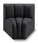 Arc - Faux Leather Curved Corner Chair
