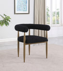 Dunmore - Boucle Upholstered Dining Arm Chair (Set of 2)