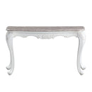 Ciddrenar - Sofa Table - Marble Top & White