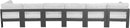 Nizuc - Outdoor Patio 6 Seat Modular Sofa With Gray Frame