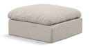 Indulge - Linen Ottoman