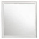 Louis Philippe - 38.25" Dresser Mirror - White