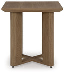 Serene Bay - Square End Table - Dark Brown