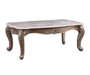 Jayceon - Coffee Table - Marble Top & Champagne