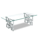 Alexis - Coffee Table - Pearl Silver