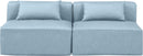 Cube - Modular 2 Seat Armless Sofa