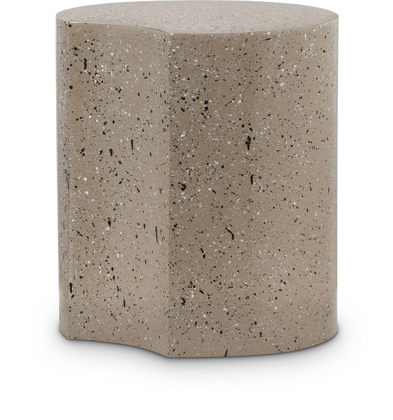 Dimple - End Table - Terazzo Finish