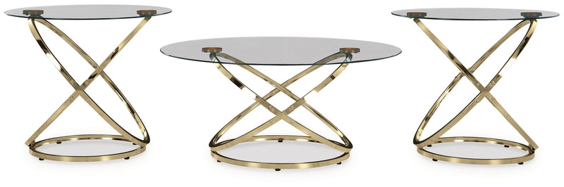 Crimonti - Occasional Table Set (Set of 3) - Champagne