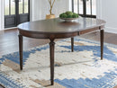 Lavinton - 8 Pc. - Dining Room Extension Table, 6 Side Chairs, Server - Brown