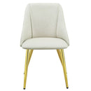 Gaines - Side Chair (Set of 2) - White Synthetic Leather