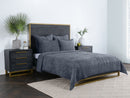 Bari - Velvet Queen Quilt - Sea Fog