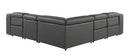 1116 - Power Reclining Italian Leather Sectional