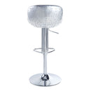 Brancaster - Adjustable Stool With Swivel - Vintage Brown Top Grain Leather & Aluminum