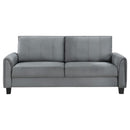 Davis - Upholstered Rolled Arm Sofa - Gray