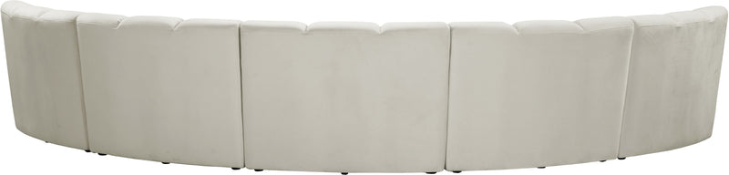 Infinity - 5 Piece Velvet Modular Sectional