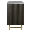Clayten - Dresser - Marble Top & Espresso