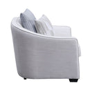 Mahler II - Loveseat With 4 Pillows - Beige Linen
