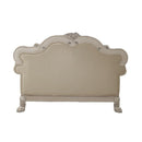 Dresden - Loveseat With 3 Pillows - Synthetic Leather & Bone White