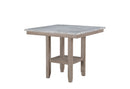 D4010 Bar Table Natural And Four D1622 Bar Stools - Natural / White